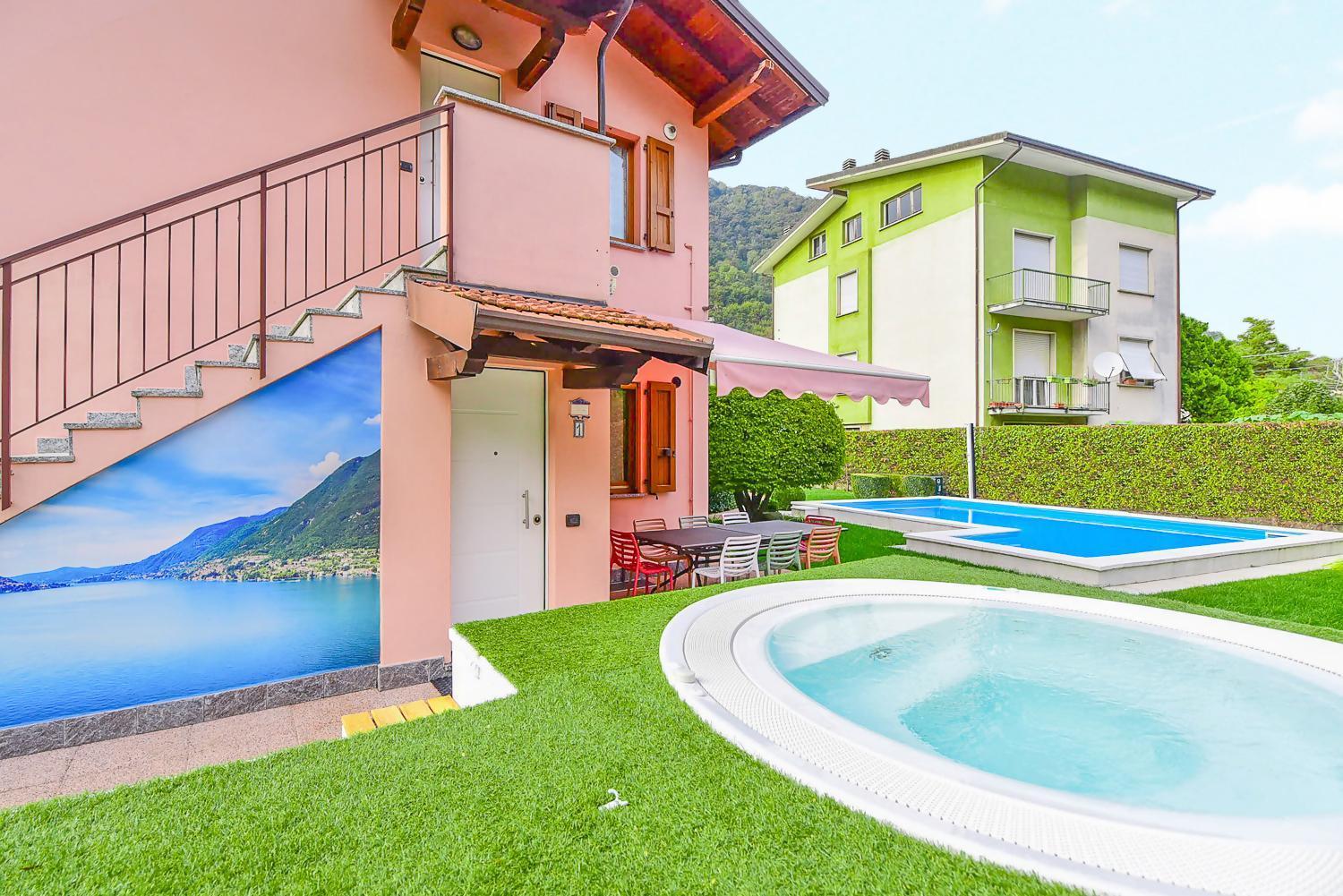 Jane E Jolie Holiday Home Private Swimming Pool Valbrona Bagian luar foto